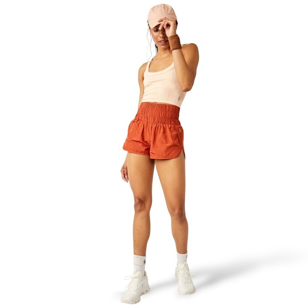 Free People Way Home Shorts Red Earth Sz XL